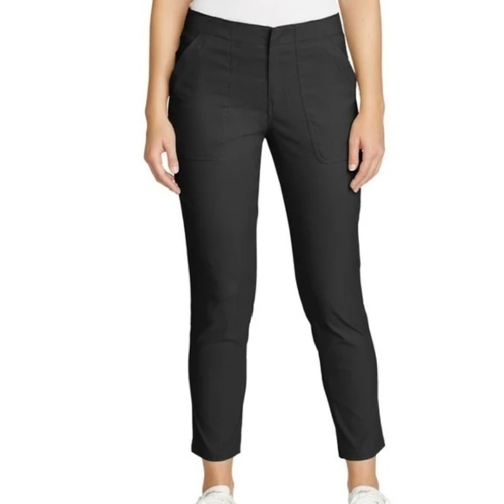 Eddie Bauer Women's Horizon Straight Ankle Black Pants - Size 16 - NWT